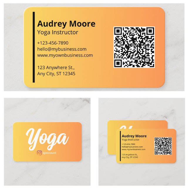 Yoga Instructor Yoga Studios Professional Business Card (Yoga Instructor Yoga Studios Professional Business Card
)