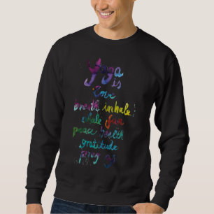 Yoga Is Love Amp Amp Sweatshirt
