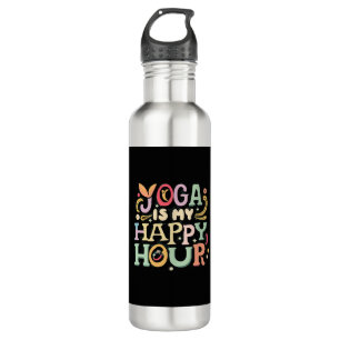 Yoga Is My Happy Hour 710 Ml Water Bottle