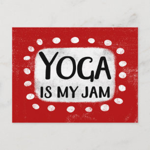 Yoga Is My Jam Postcard