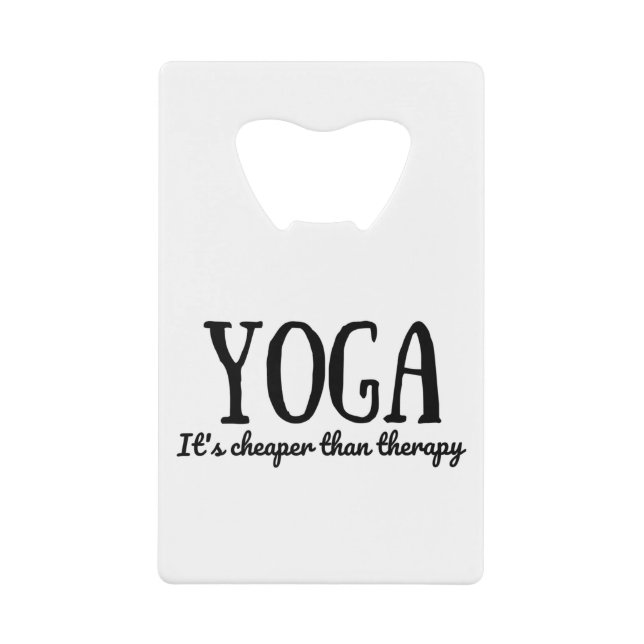 Yoga It's Cheaper Than Therapy (Front)