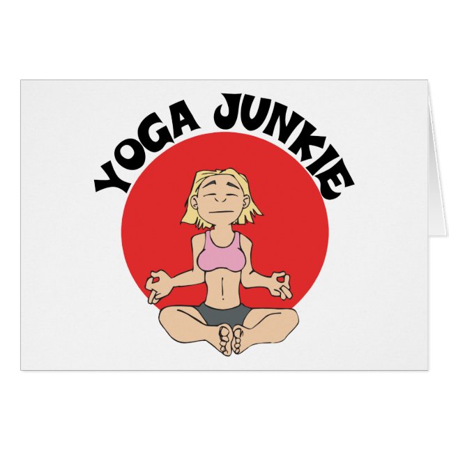 Yoga Junkie Gift (Front Horizontal)