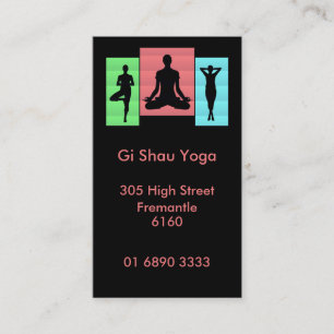 Yoga Karma design Business Cards