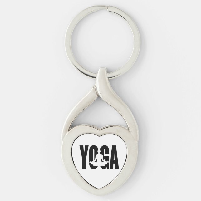 Yoga. Key Ring (Front)