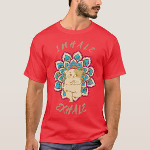 Yoga kitty inhale exhale T-Shirt
