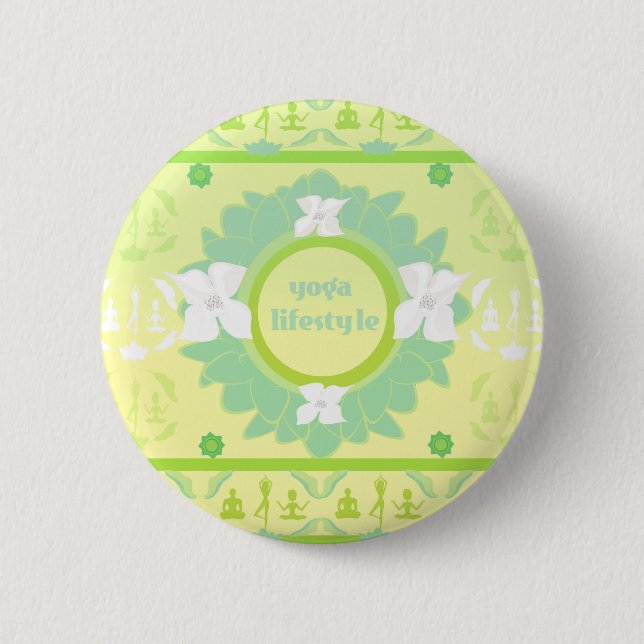 yoga lifestyle Badge (Front)