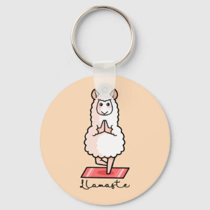 Yoga Llama - Lamaste Key Ring