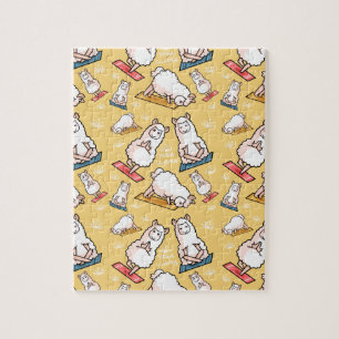 Yoga Llama Madness Jigsaw Puzzle