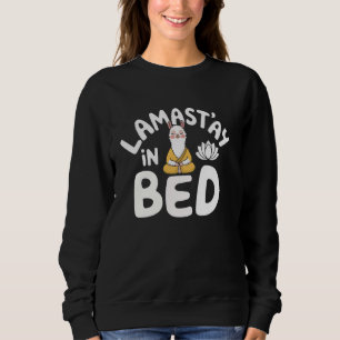 Yoga Llama Namaste Meditation Zen Animal Yoga Inst Sweatshirt