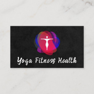 Yoga Logo   Modern Business Card