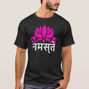 Yoga Lotus Namaste Sanskrit Namaste Meditation 1 T-Shirt