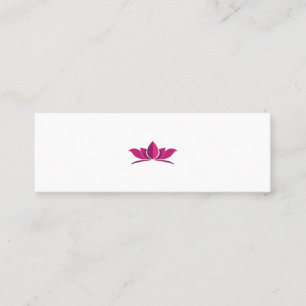 Yoga Lotus Power Meditation Symbol Gift Idea Calling Card
