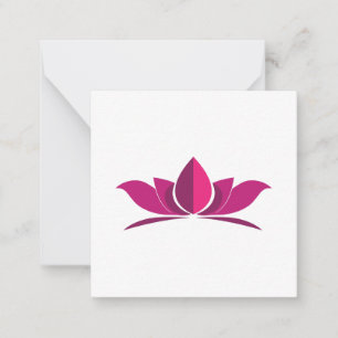 Yoga Lotus Power Meditation Symbol Gift Idea Card