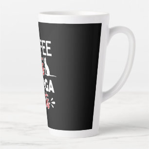 Yoga Lover Coffee Cat And Yoga Mats Latte Mug