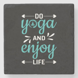 Yoga Lover Do Yoga And Enjoy Life Stone Coaster