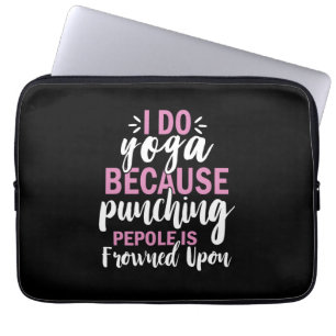 Yoga Lover   I Do Yoga Laptop Sleeve