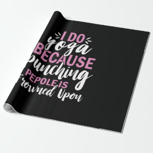 Yoga Lover I Do Yoga Wrapping Paper