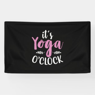 Yoga Lover   It Is Yoga OClock Banner