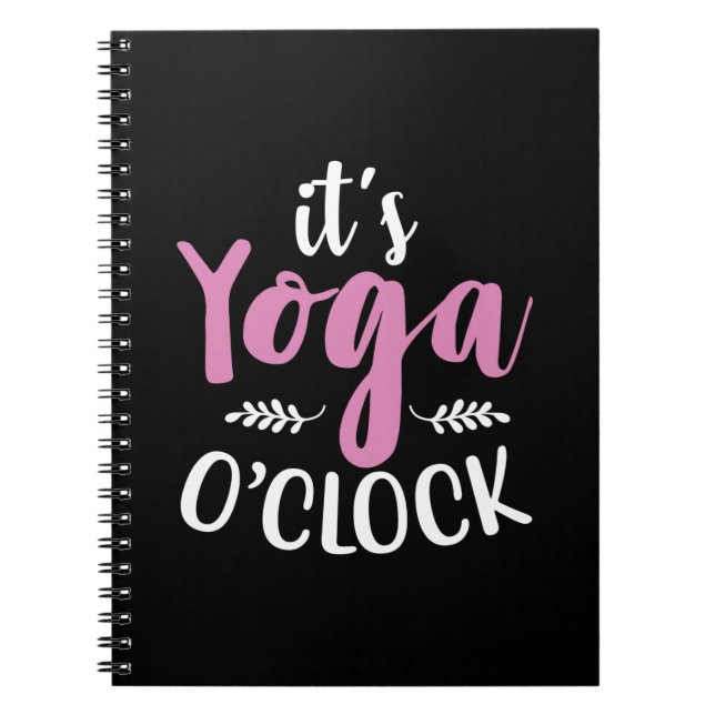 Yoga Lover | It Is Yoga OClock Notebook (Front)