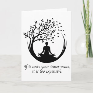 Yoga Lover Meditation Yoga Namaste Inspiration If Card