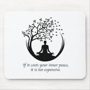 Yoga Lover Meditation Yoga Namaste Inspiration If Mouse Pad