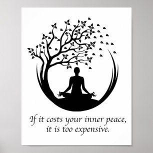 Yoga Lover Meditation Yoga Namaste Inspiration If Poster