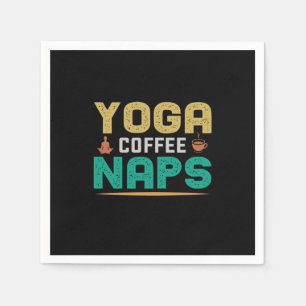 Yoga Lover Yoga Coffee Naps Napkin