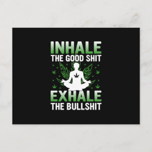 Yoga Lover Yoga Inhale The Good Postcard