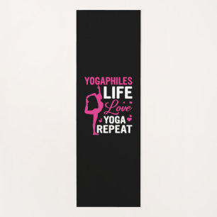 Yoga Lover Yoga Life Love Yoga Repeat Mat