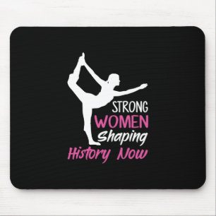 Yoga Lover Yoga Strong Woman Mouse Pad
