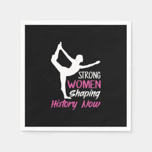 Yoga Lover Yoga Strong Woman Napkin