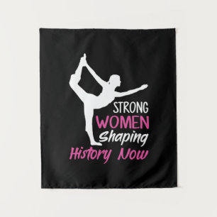 Yoga Lover   Yoga Strong Woman Tapestry