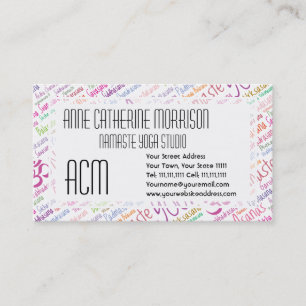 Yoga Lover's Business Card