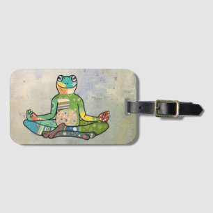 yoga luggage tag