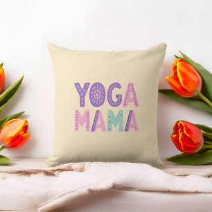 Yoga Mama Boho Pastel Cushion