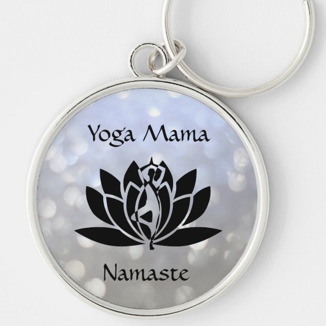 Yoga Mama Key Ring (Front)