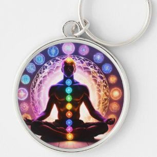 Yoga man key ring