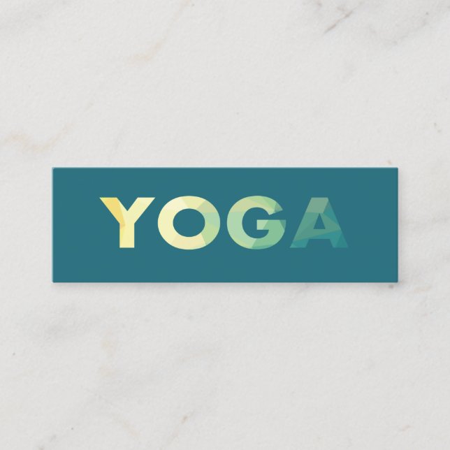 Yoga Mandala personal trainer Business Card (Front)