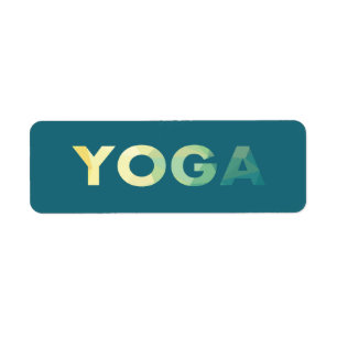 Yoga Mandala  Return Address Label