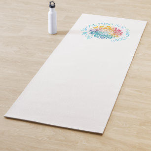 Yoga Mantra Mandala Design Mat