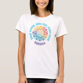 Yoga Mantra Mandala Design T-Shirt