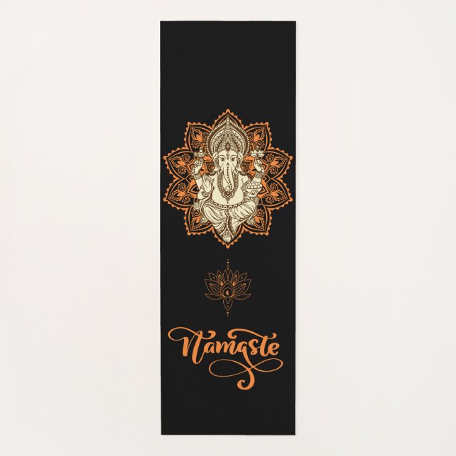 Yoga Mat ASANA, YOGA, Ganesha (Front)