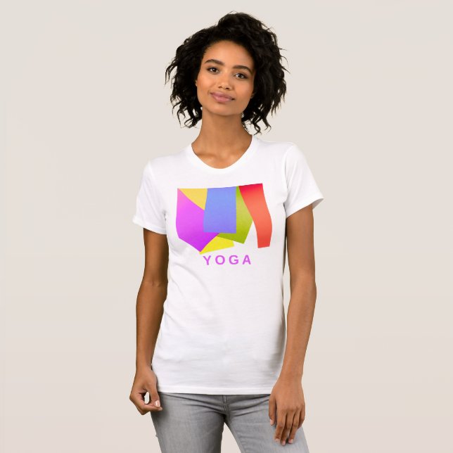 Yoga Mat Designs  T-Shirt (Front Full)