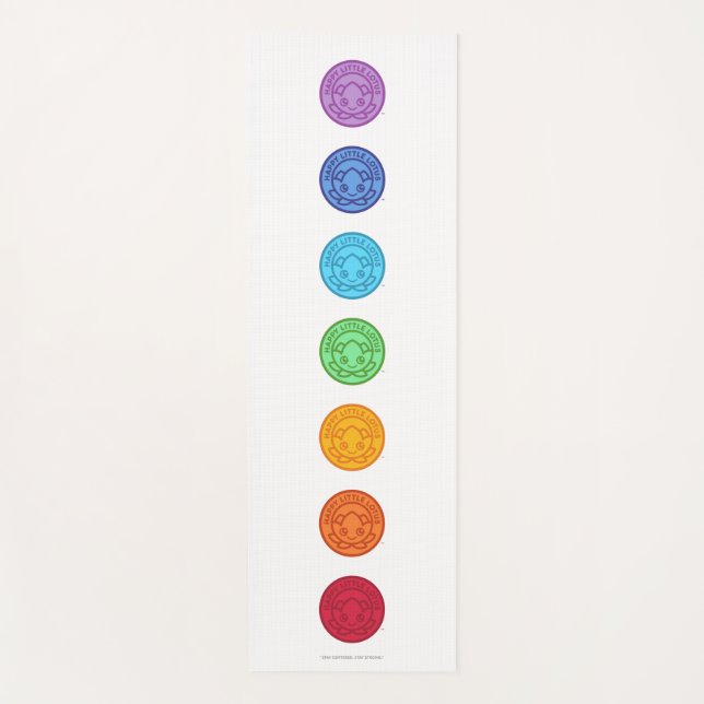 Yoga Mat - Happy Little Lotus (Front)