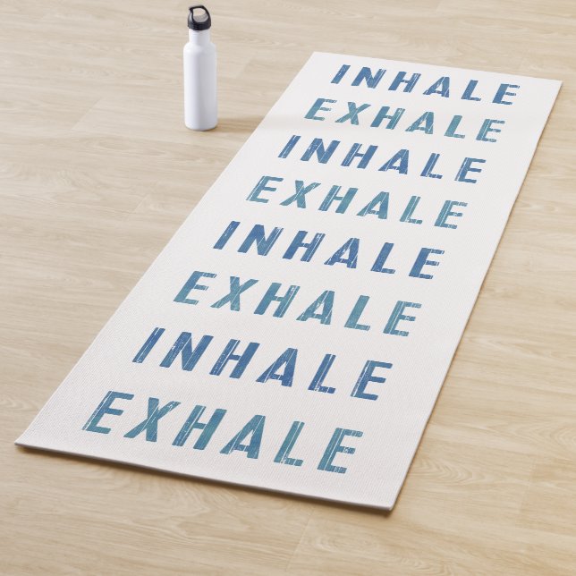 Yoga Mat, inhale, exhale, breathe quote Yoga Mat (In Situ)