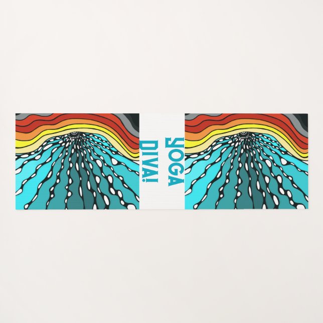 Yoga mat meditation pad spiritual practice (Back (Horizontal))