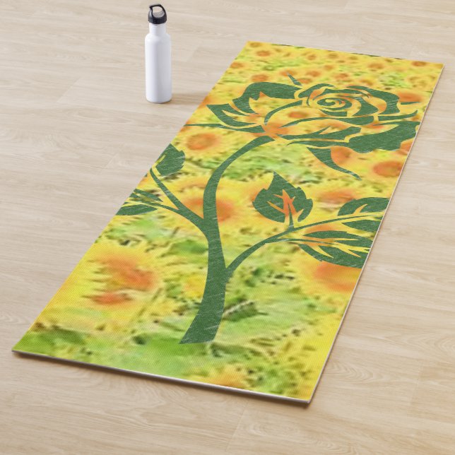 Yoga Mat Sunflower (In Situ)