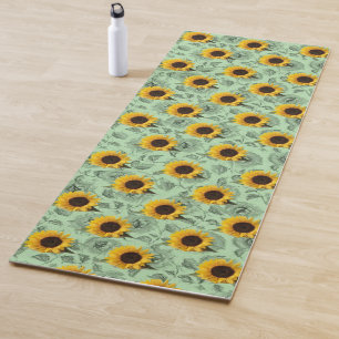 Yoga Mat Sunflower