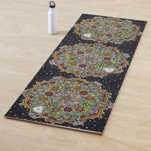 Yoga Mat "Tiamat" (hand drawn, colour)