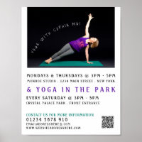 Yoga Mat, Yoga Class Advertising
